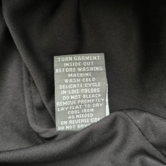 Donna Ricco Black Beaded Waist Sheath Dress Size 6 - Picture 12 of 12